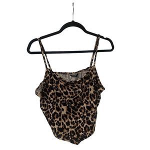 5 for $30 SHEIN Curve Animal Print Tank Top Women's Plus Size 2XL 2X Excellent